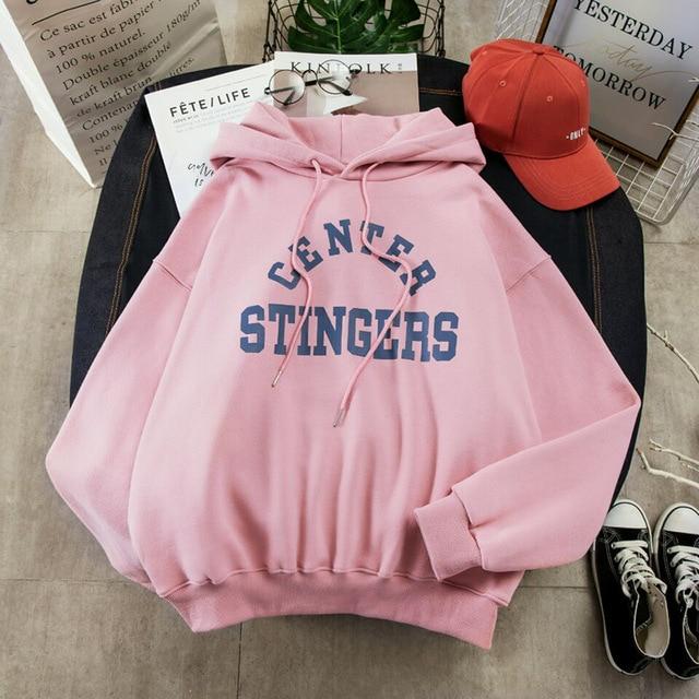Hoodie STINGERS - ROSE / S - Boutique en ligne Streetwear