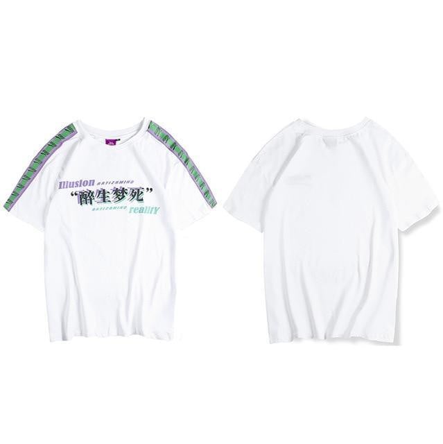 T-shirt imprimé TRIPPIN ASIA - Blanc / M - Boutique en ligne Streetwear