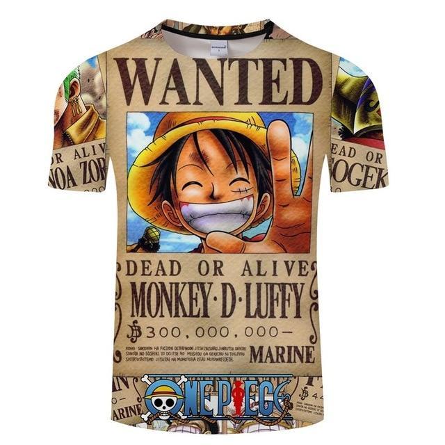 T-Shirt One Piece <br> WANTED - Streetwear Style