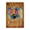 Poster One Piece Wanted<br> Marco - Streetwear Style