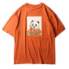 T-SHIRT PANDA - Orange / M - Boutique en ligne Streetwear