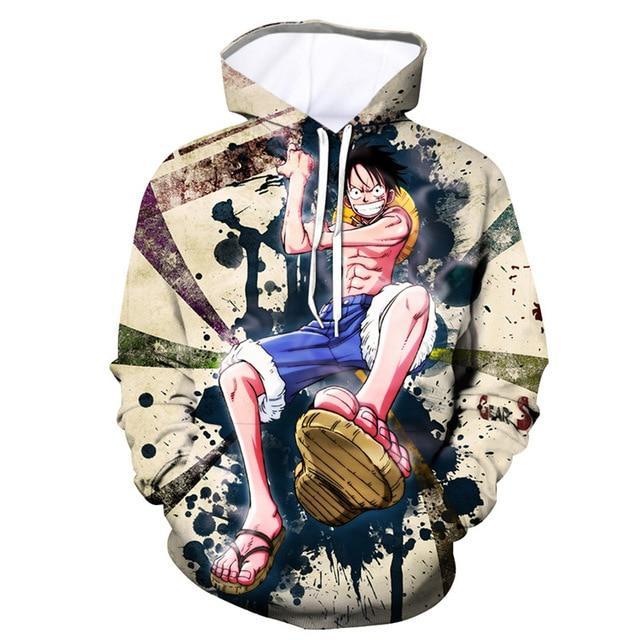 Sweat one Piece<br> Luffy Combat - STREETWEAR