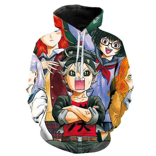 Pull hoodies Manga Japonais ´´Black Clover´´ - Kimono Japonais