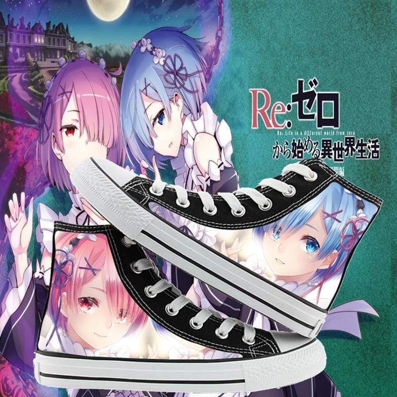Re:Life in a different world from zero chaussures toile chaussures décontracté confortable hommes