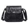 sacs à main femme noir bandoulière doux sac à bandoulière en cuir synthétique polyuréthane de haute qualité