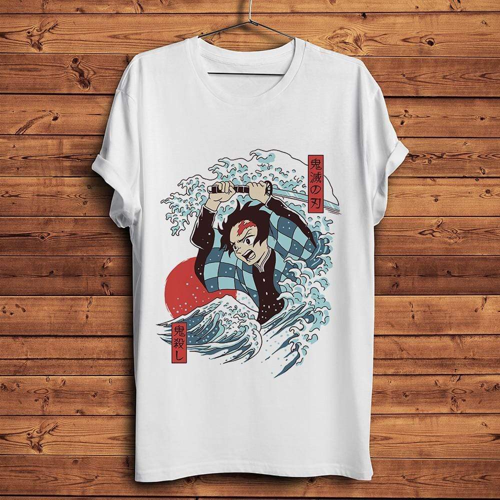T-shirt Demon Slayer Kamado Tanjirou tshirt manga unisex homme femme