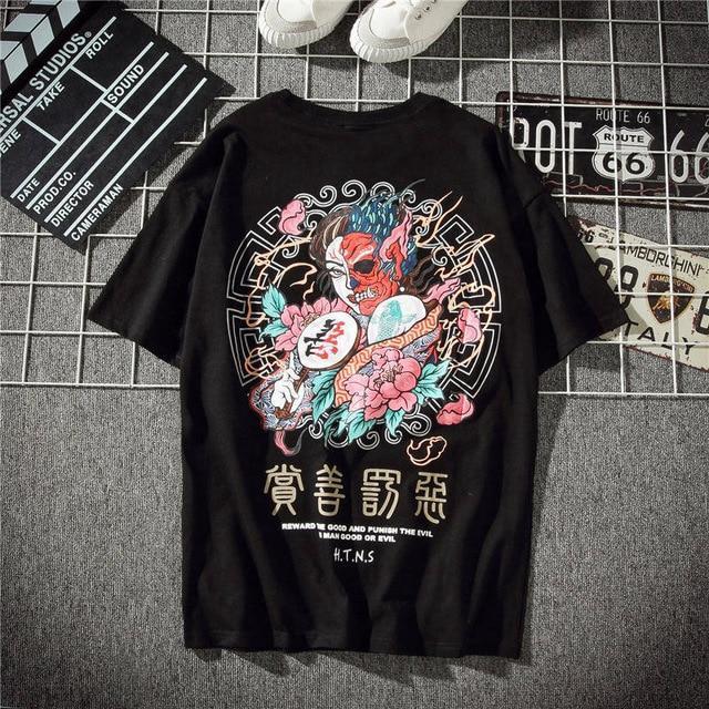 T-Shirt DOUBLE FACE™ - Noir / S - Boutique en ligne Streetwear