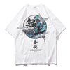 T-shirt Grues en mer T-shirts Kimonojaponais Blanc L 
