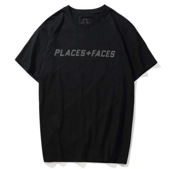 T-Shirt PLACES+FACES Réfléchissant 3M™ - Noir / S - Boutique en ligne Streetwear