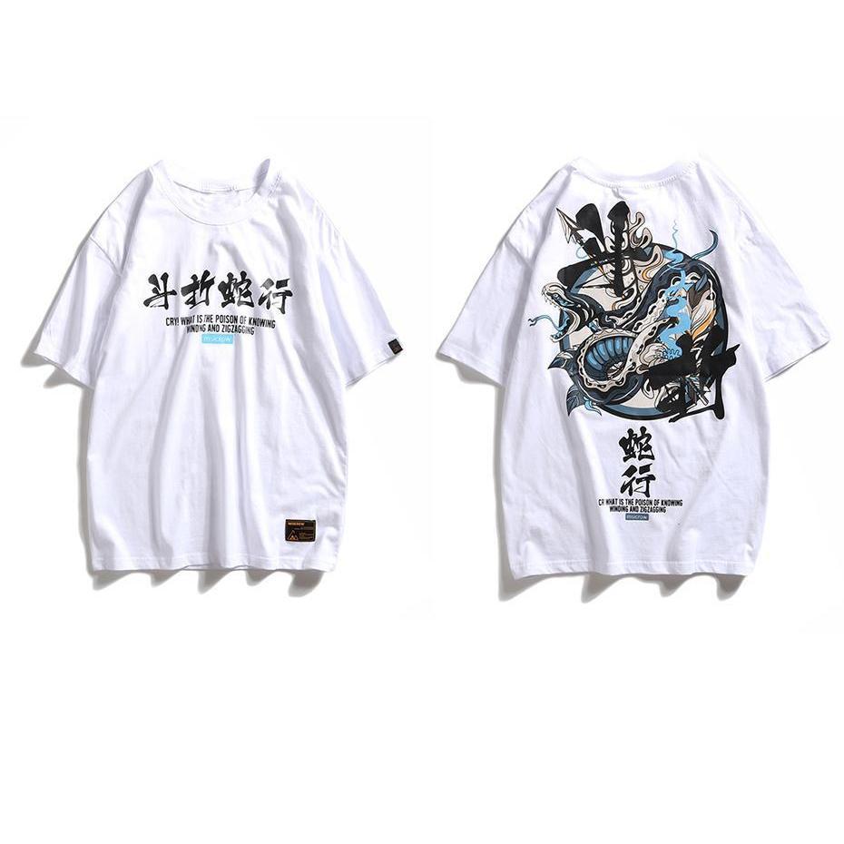 T-Shirt POISON™ - Blanc / S - Boutique en ligne Streetwear
