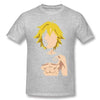 Charger l&#39;image dans la visionneuse de la galerie, T-shirt Seven Deadly Sins T Shirt Meliodas T-Shirt à manches courtes 100% coton T-Shirt drôle classique homme imprimé T-Shirt