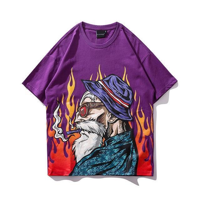 T-Shirt TORTUE GENIAL x JOINT™ - Violet / S - Boutique en ligne Streetwear