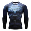 T-Shirt Musculation Long Spider-Man Marine - Streetwear Style
