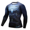 T-Shirt Musculation Long Spider-Man Marine - Streetwear Style