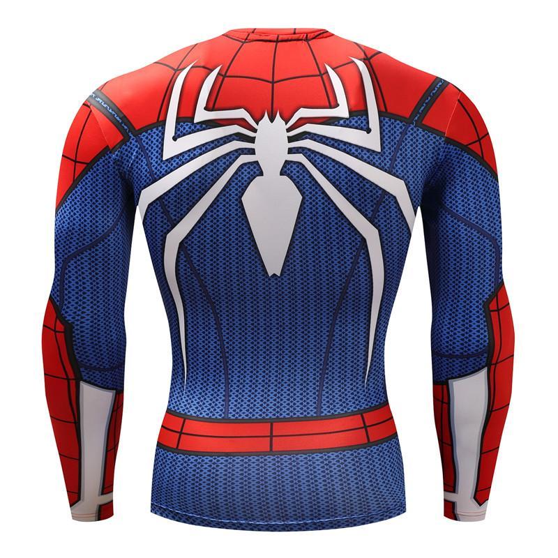 T-Shirt Musculation Long Spiderman PS4 - Streetwear Style