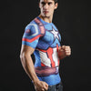 T-Shirt Musculation <br />Captain America - Streetwear Style