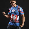 T-Shirt Musculation <br />Captain America - Streetwear Style