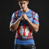 T-Shirt Musculation <br />Captain America - Streetwear Style