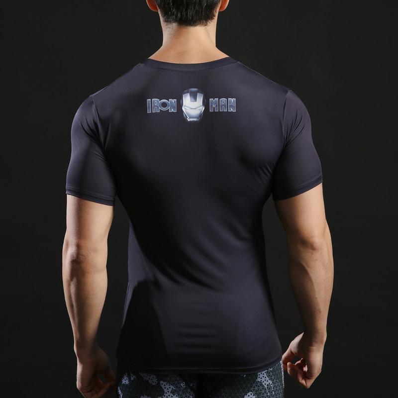 T-Shirt Musculation <br />Iron Man Noir - Streetwear Style