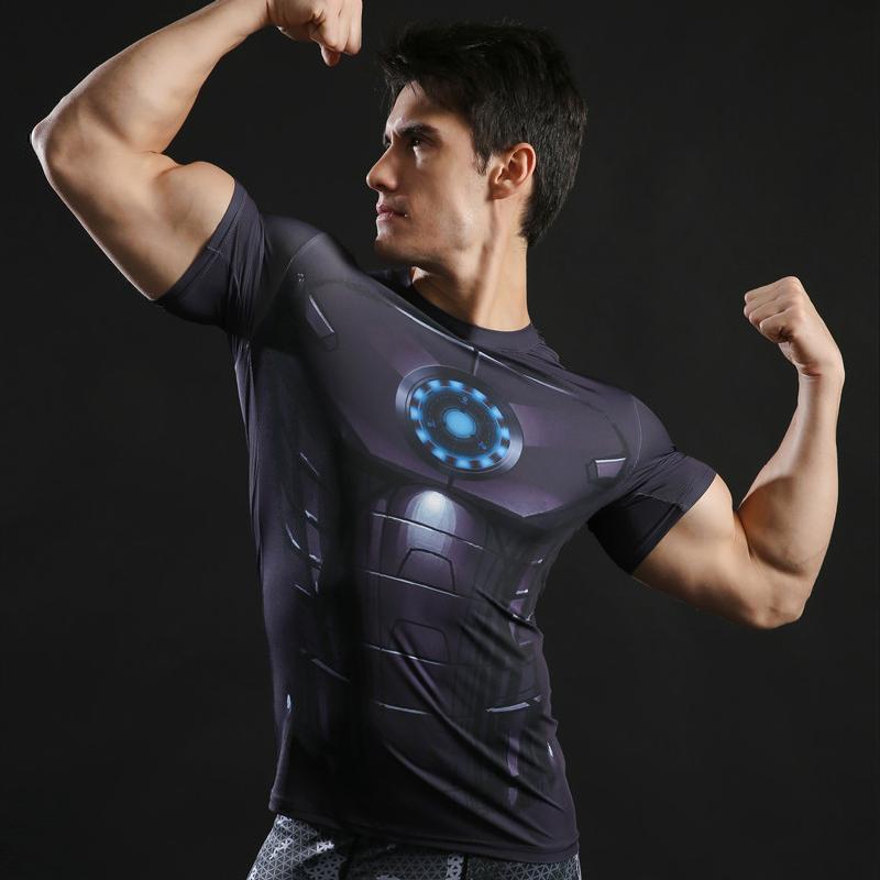 T-Shirt Musculation <br />Iron Man Noir - Streetwear Style