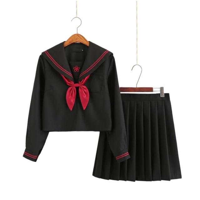 Uniforme scolaire japonais Noir | Mon Kimono