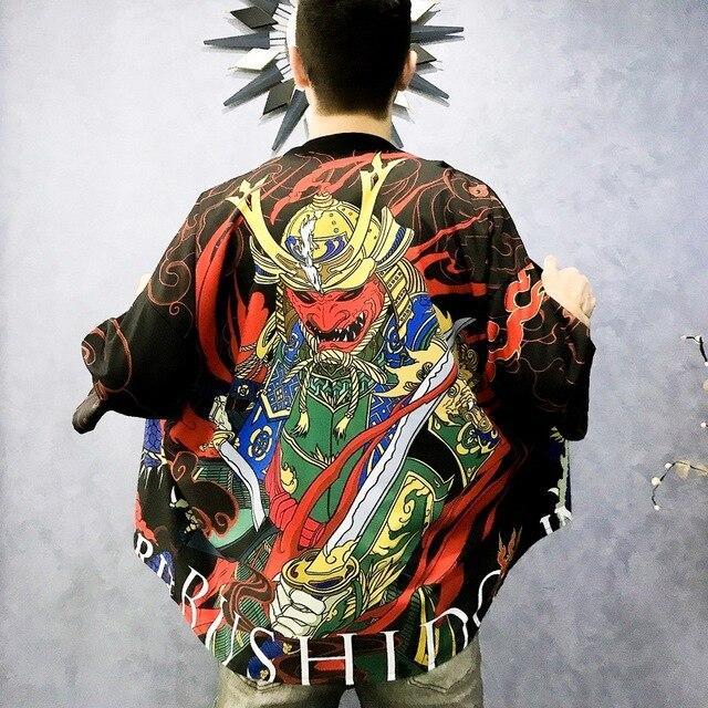 Veste de Kimono Homme Couleur