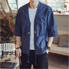 Veste Fujiko Kimonos Cardigan Street Mixte Kimonojaponais Bleu XL 