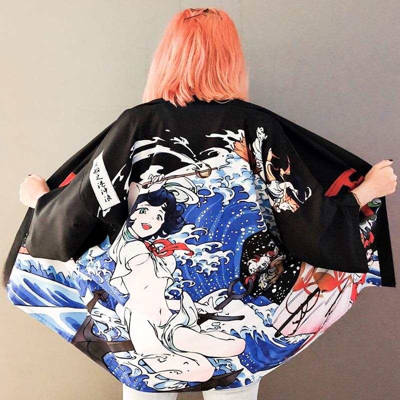 Veste Légère Kimono Femme