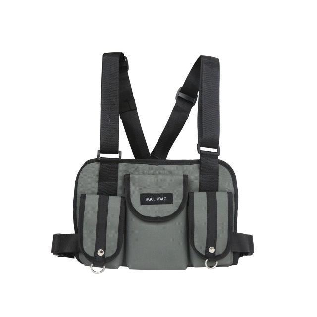 Veste Tactique HGUL + BAG V1™ - Gris - Boutique en ligne Streetwear