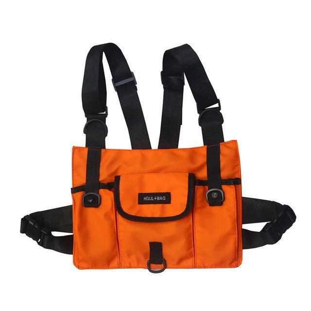 Veste Tactique HGUL + BAG V2™ - Orange - Boutique en ligne Streetwear