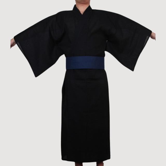 Yukata Homme Traditionnel Noir