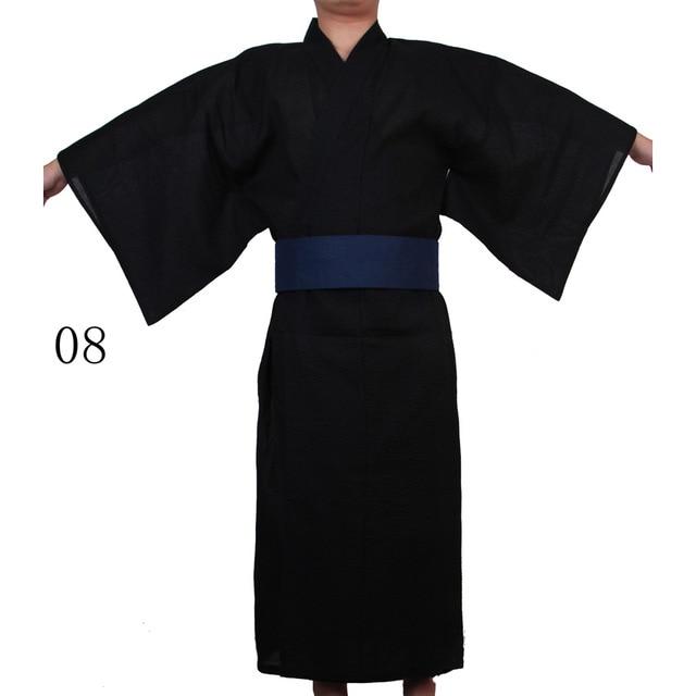 Yukata Kang-Kimono 49.50 euros- Sabots 29.90 Euros Yukata Homme Kimonojaponais couleur 8 M 