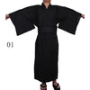 Yukata Kang-Kimono 49.50 euros- Sabots 29.90 Euros Yukata Homme Kimonojaponais Noir M 
